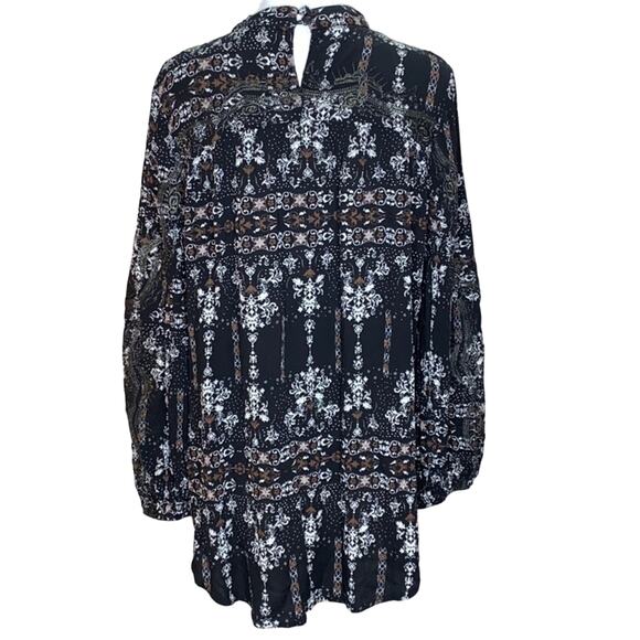 Gimmicks BKE Buckle Chocker Hi Low Boho Blouse XS - Picture 5 of 7